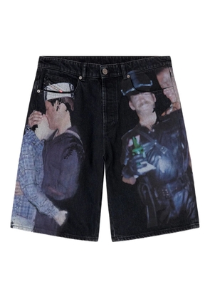 Diesel x Tom of Finland Foundation cotton shorts - Black