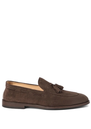 Brunello Cucinelli suede loafers - Brown
