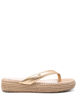 Gianvito Rossi Tahiti flip flops - Neutrals