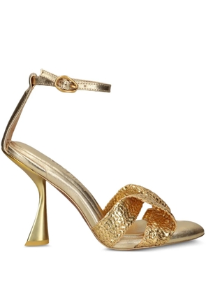 Cult Gaia 100mm Zephyr sandals - Gold