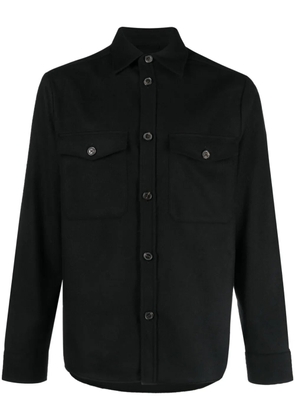 J.Lindeberg button-up knitted shirt - Black