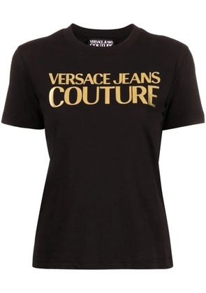Versace Jeans Couture logo-print cotton T-shirt - Black
