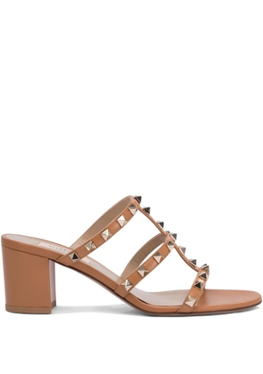 Valentino Garavani 60mm Rockstud sandals - Brown