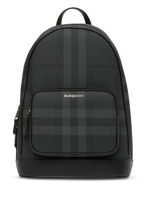 Burberry check small backpack - Grey