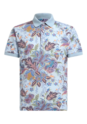 ETRO cotton polo shirt - Blue