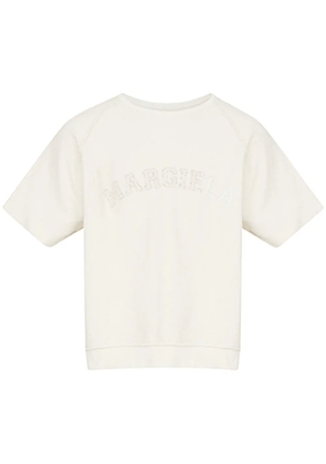 Maison Margiela logo-embroidered T-shirt - White