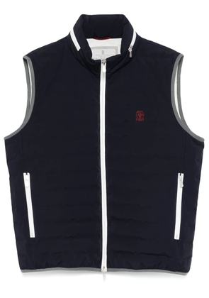 Brunello Cucinelli padded gilet - Blue
