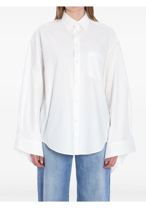 Balenciaga tied-cuff shirt - White