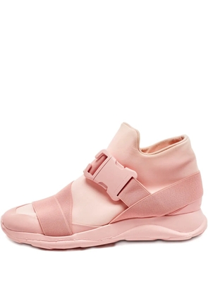 Christopher Kane buckle-leather sneakers - Pink