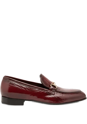 Alexander Hotto patent loafers - Red