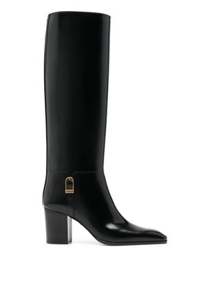 Saint Laurent 75mm Julia boots - Black
