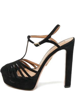 Aquazzura suede sandals - Black