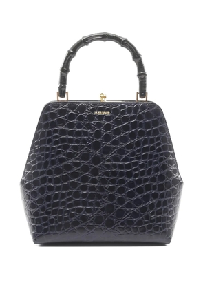 Jil Sander Pre-Owned 2010s Goji bamboo square tote bag - Blue