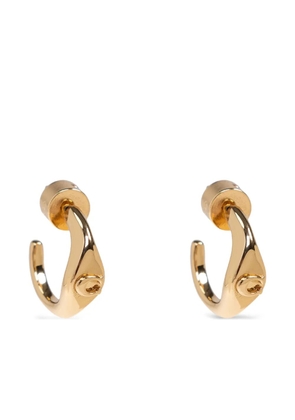 Coach logo detail earrings - Gold