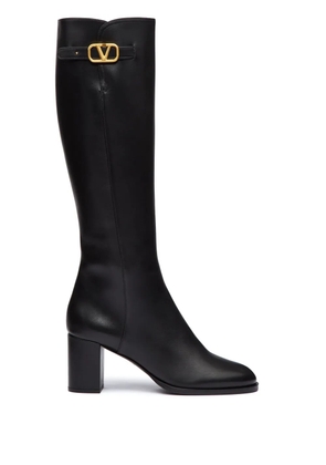 Valentino Garavani 70mm VLogo Signature boots - Black