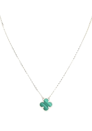 Van Cleef & Arpels Pre-Owned 2010 malachite pendant chain necklace - Gold