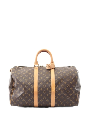 Louis Vuitton Pre-Owned 2000 45 Keepall monogram-pattern holdall - Brown