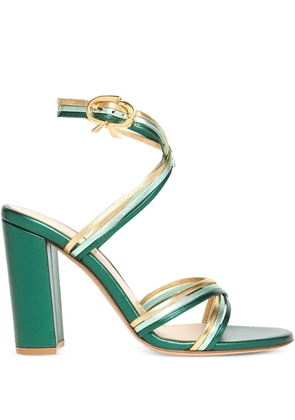 Gianvito Rossi 85mm Calissa leather sandals - Green