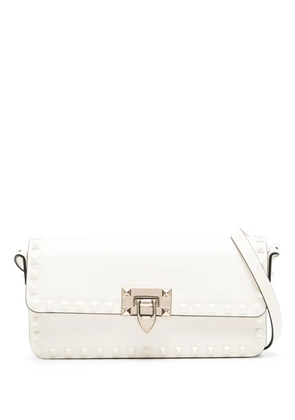Valentino Garavani Rockstud23 East-West shoulder bag - White