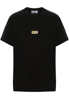 Versace Jeans Couture logo-plaque cotton T-shirt - Black