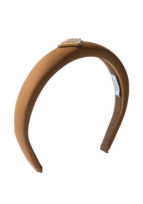 Prada Re-Nylon headband - Brown
