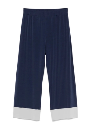 Le Tricot Perugia two-tone trousers - Blue