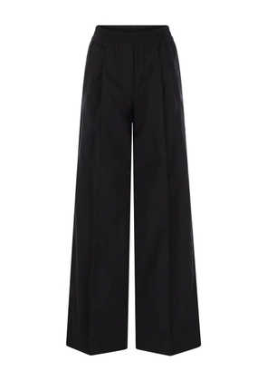 Brunello Cucinelli elasticated-waist trousers - Black