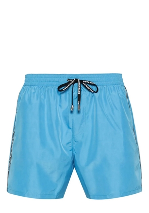 Balmain logo-print swim shorts - Blue