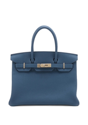 Hermès Pre-Owned 2025 Togo Birkin Retourne 30 handbag - Blue