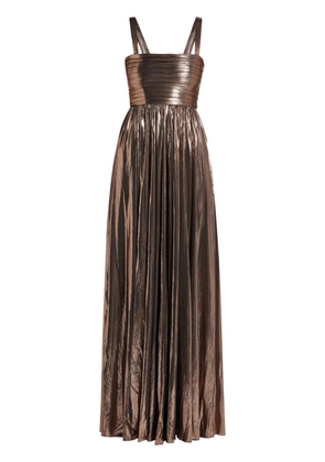 Retrofete Iris gown dress - Brown