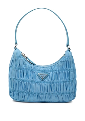 Prada Pre-Owned 2019-2025 Tessuto Gaufre Re Edition shoulder bag - Blue