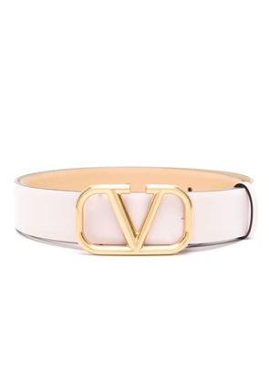 Valentino Garavani VLogo leather belt - Pink