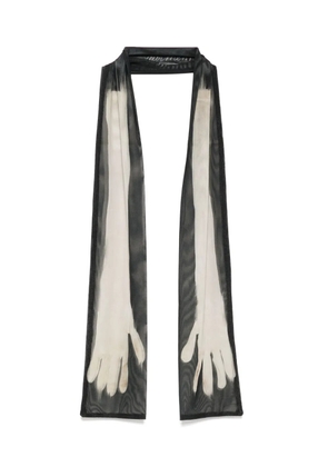 IA LONDON printed scarf - Black