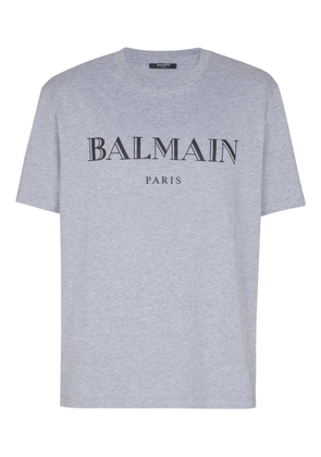 Balmain logo-print T-shirt - Grey