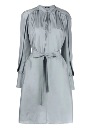 JOSEPH long-sleeve silk dress - Grey