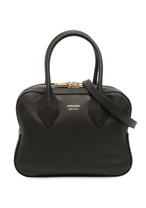 Ferragamo Pre-Owned 2000-2025 Mini Leather Star satchel - Black