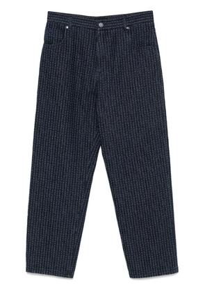 FENDI topstitching jeans - Blue