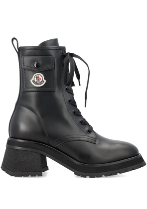 Moncler Gigi pocket-detail combat boots - Black