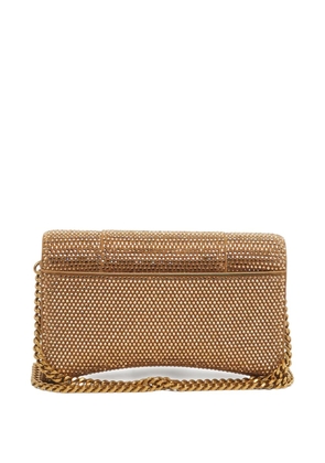 Balenciaga Pre-Owned Hourglass crystal-embellished clutch bag - Gold