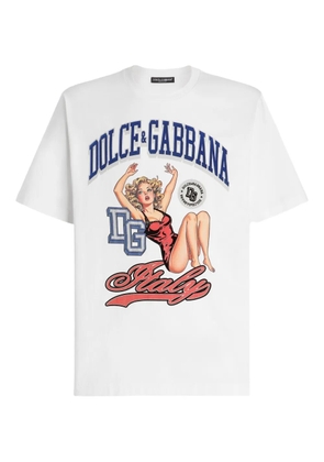 Dolce & Gabbana graphic-print T-shirt - White