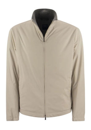 Fedeli zip-up jacket - Neutrals