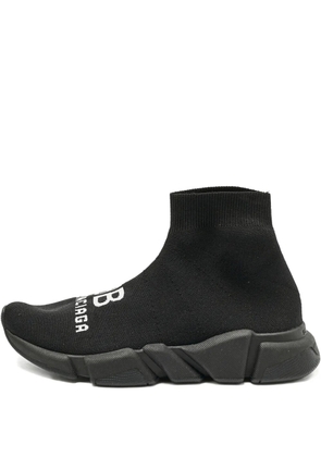 Balenciaga Pre-Owned logo-jacquard sneakers - Black