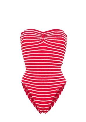 Hunza G Brooke striped swimsuit - Red