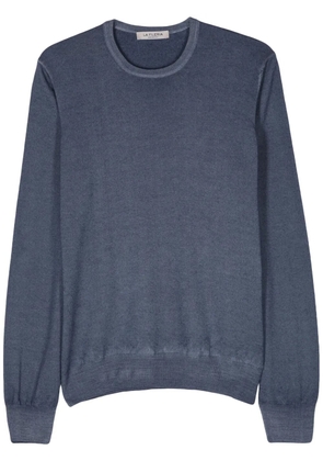 Fileria fine-knit jumper - Blue