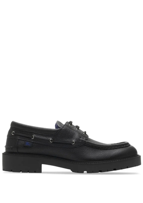 Burberry Raft boat shoes - Black