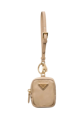 Prada Re-Edition 1978 keychain - Neutrals