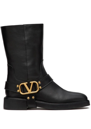 Valentino Garavani 30mm VLogo The Bold Edition ankle boots - Black