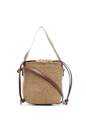 Chloé small Woody basket bag - Neutrals