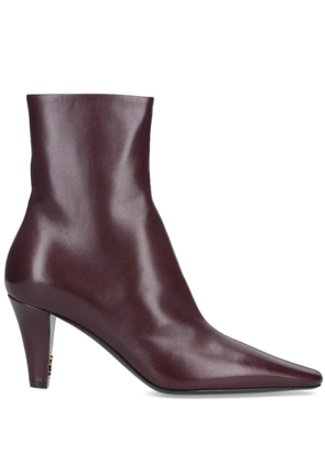 Saint Laurent leather boots - Brown