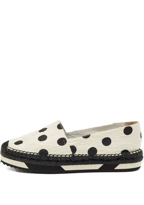 Dolce & Gabbana Pre-Owned polka-dot espadrille - Neutrals
